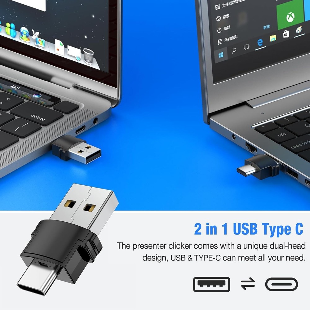 Presentation Clicker Wireless Presenter Remote for PowerPoint, Powerpoint Click