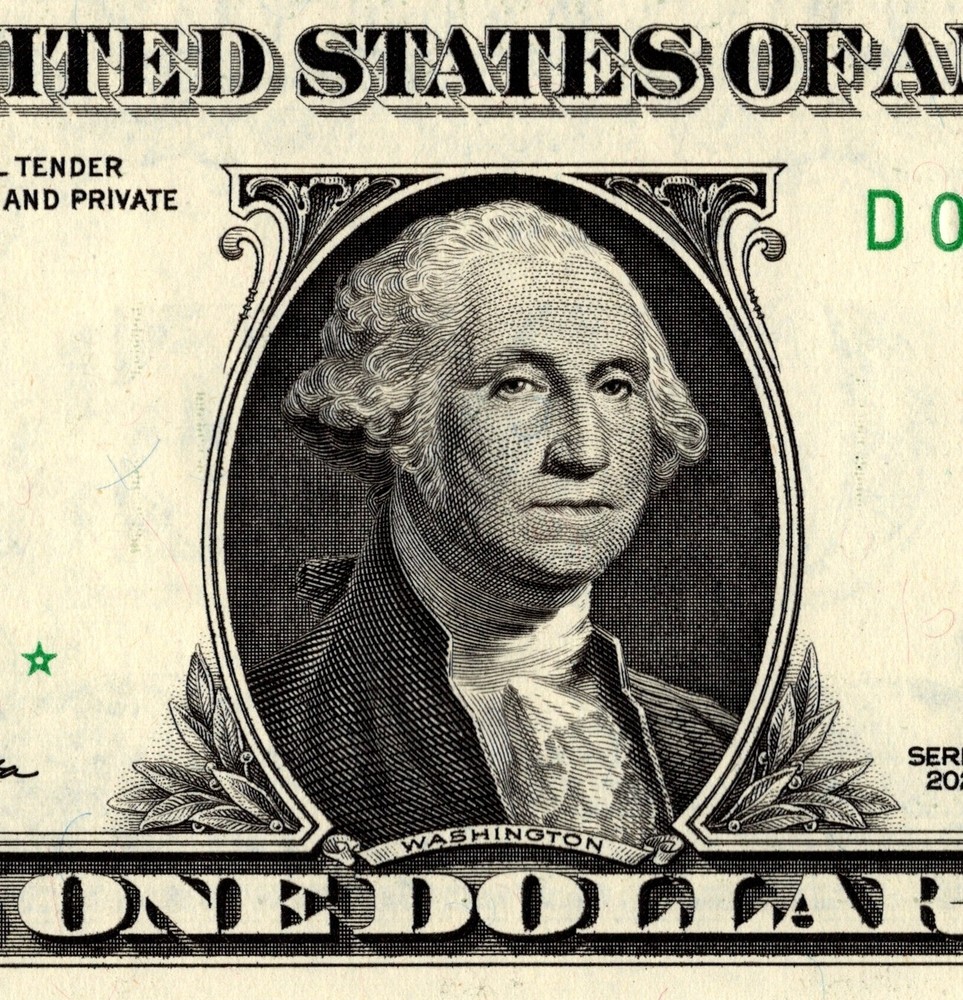 2021 D Star Note One Dollar Bill Regular Run Pack Note D02743760* UNC