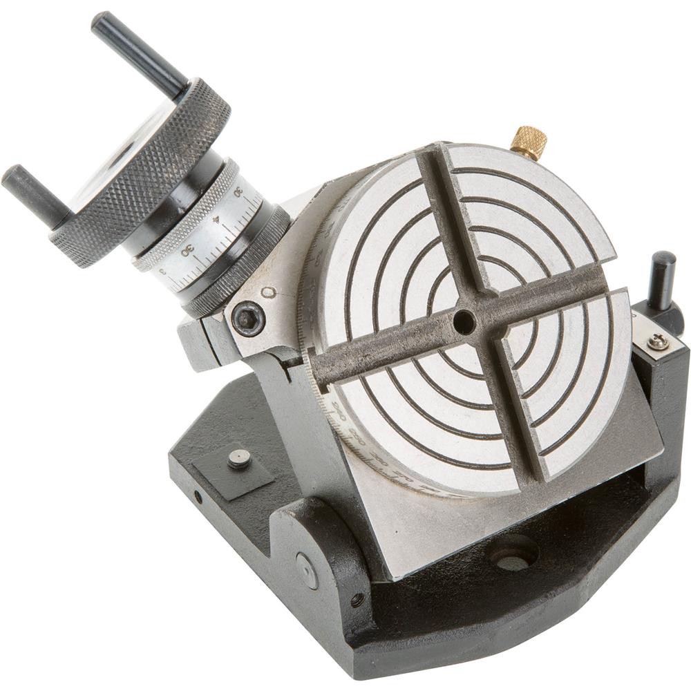 H7578 4" Rotary Table With Tilting Base