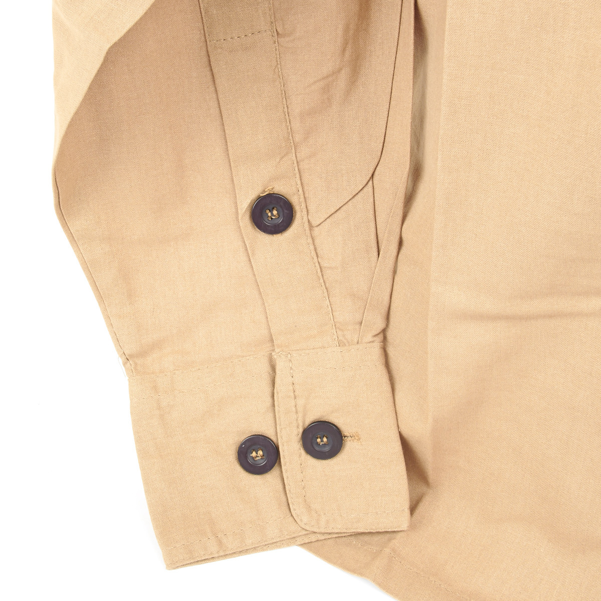 German WWII DAK Light Brown Field Shirt- XL: US 44-46