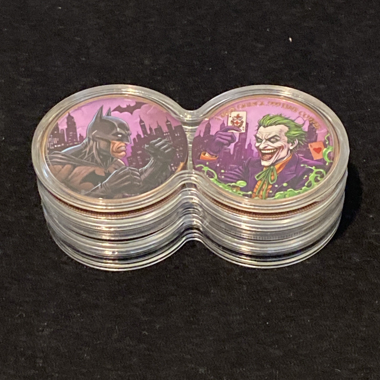 DUO CAPSULE – Infinity double coin STACKABLE capsule **No Precious Metals**