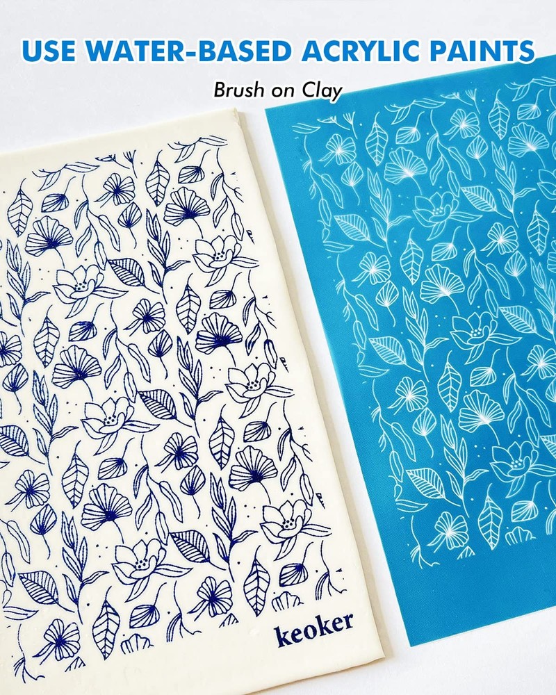 Silk Screen Stencils for Polymer Clay,Cheetah Leopard Silk Screen for Polymer...