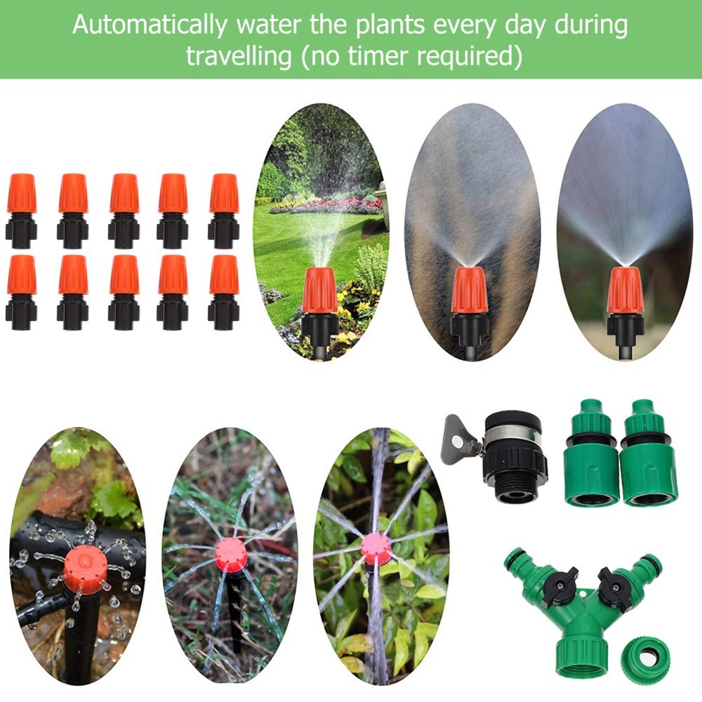 40 Automatic Drip Irrigation System Micro Watering Kit