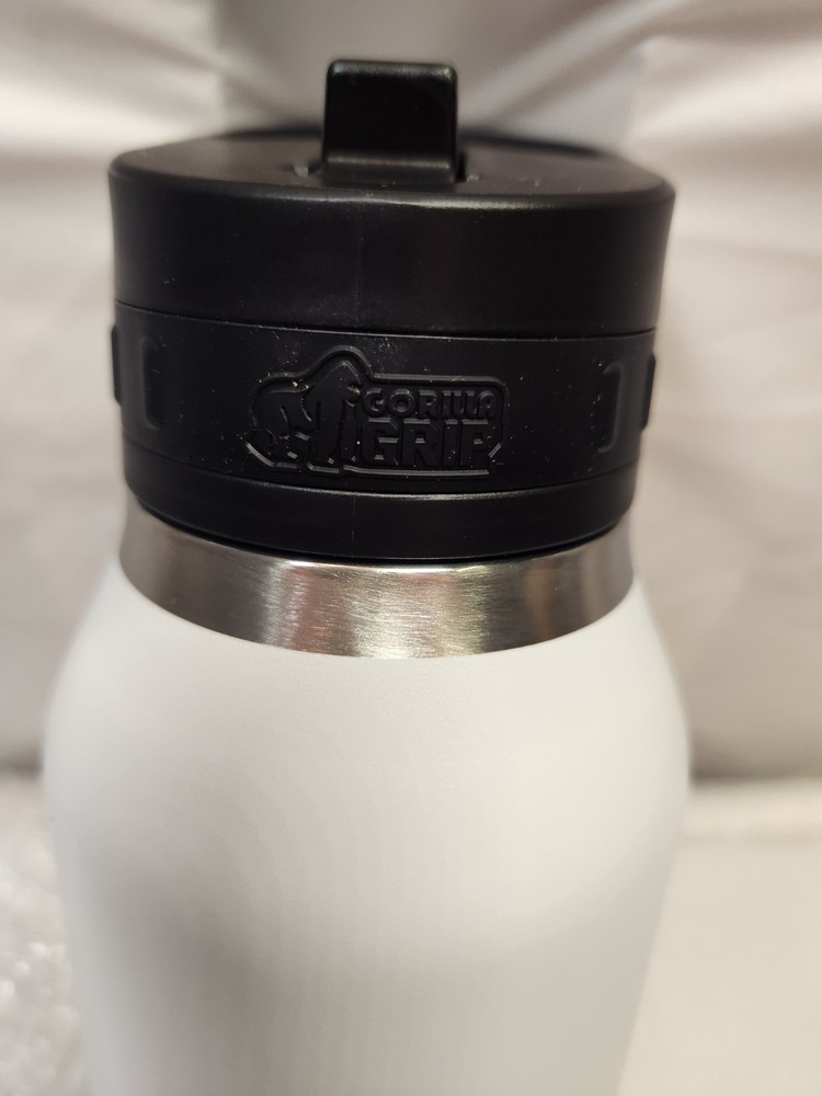 Gorilla Grip Water Bottle White 32oz