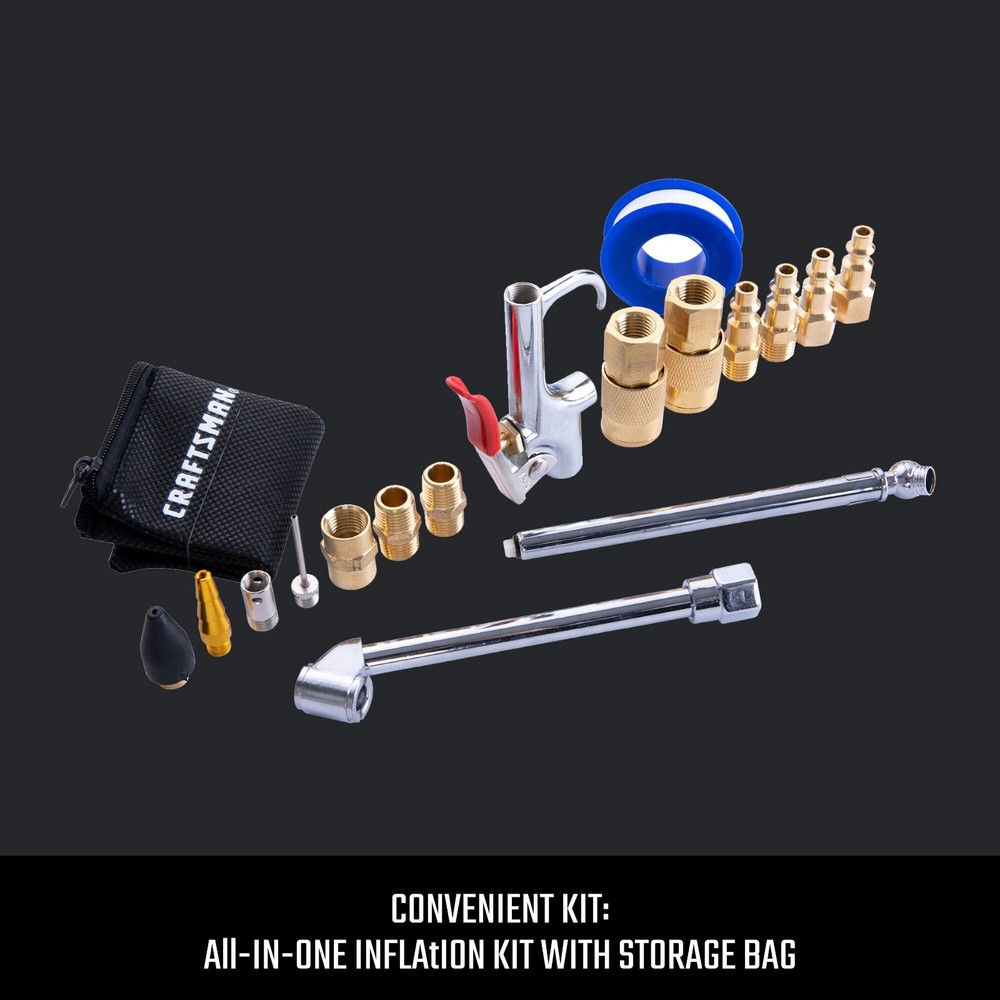 CRAFTSMAN 18-Piece Air Compressor Accessory Kit Pneumatic Tools Set