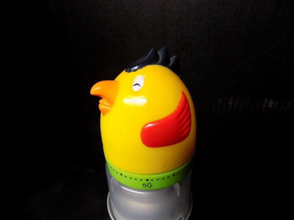 VTG Chicken Kitchen Egg Timer Mechanical 60 Minute Wind Up