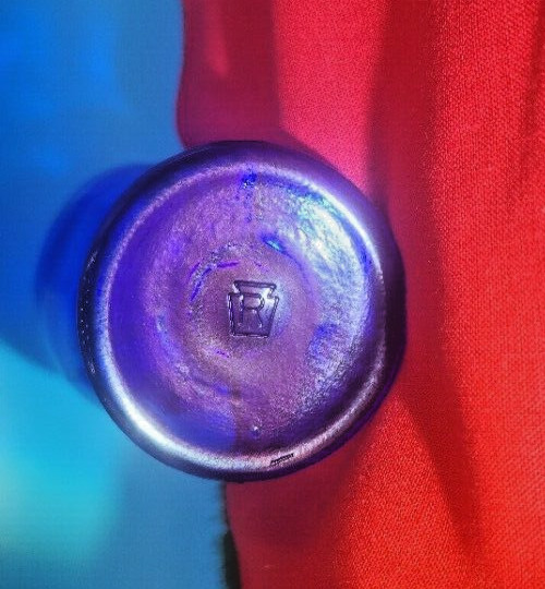 John Bull Vintage Style Cobalt Blue Glass Eye Wash Bath Cup 2 3/4"