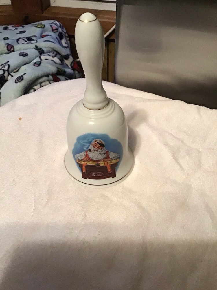 Norman Rockwell Bell- Checking His List