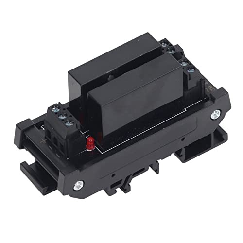 Solid State Relay Module, 3-32VDC Input DIN Rail Mount Resin Seal Plug and