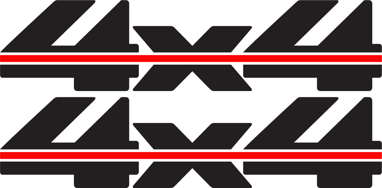 1988 - 1997 4x4 Decals for Chevy Silverado GMC Sierra 1500 2500