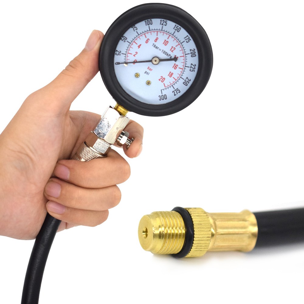 Gas Engine Cylinder Compression Tester Gauge Diagnostic Testing Tool Motorcycle
