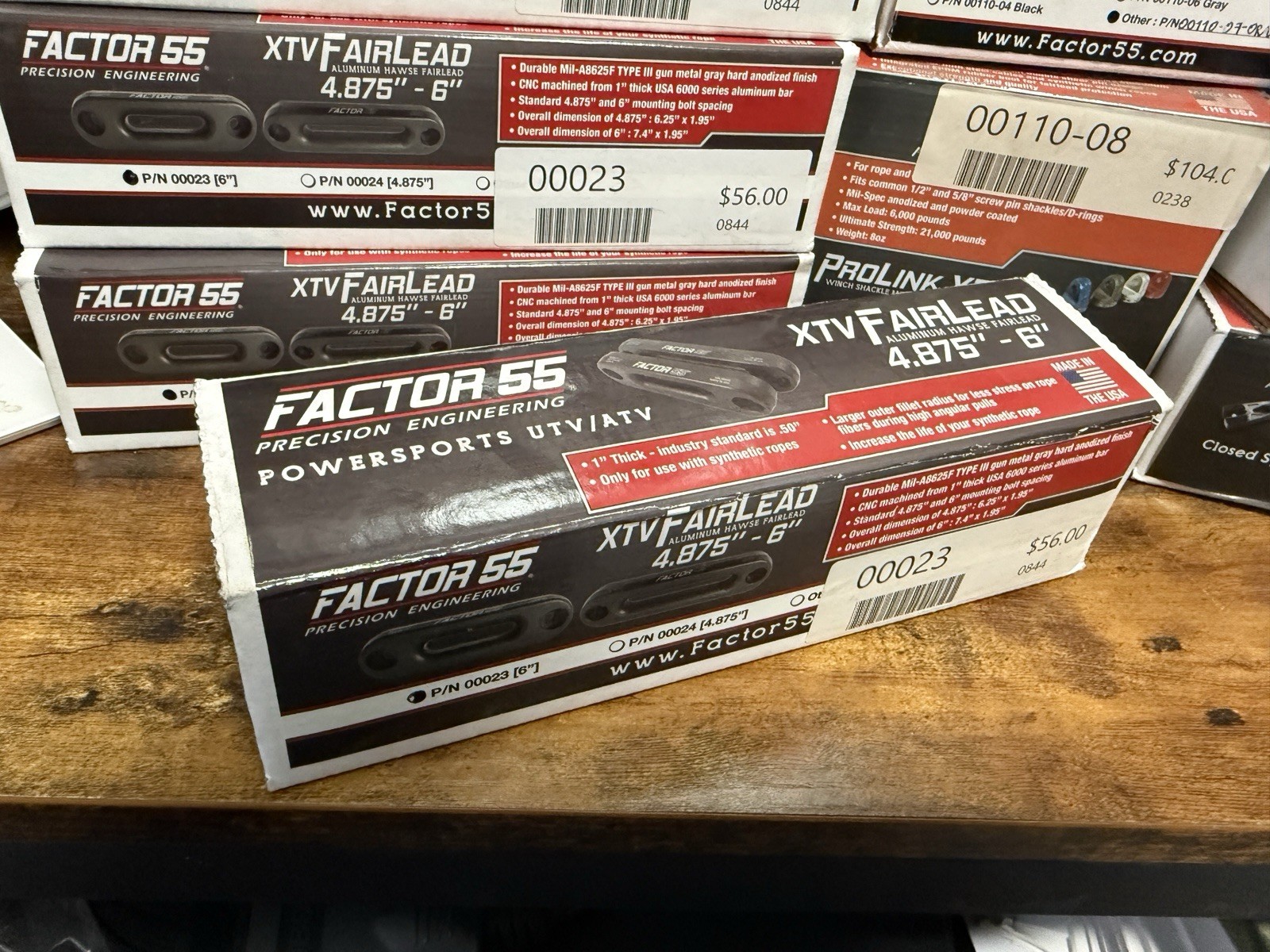 Factor 55 XTV Hawse Fairlead (6") - Gray [00023]