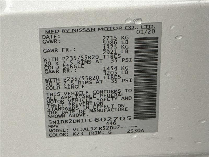 Camera/Projector Front View Camera Fits 19-20 PATHFINDER 2673946