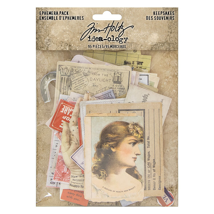 Tim Holtz ~ EPHEMERA PACK ~ Keepsakes ~ Idea-ology