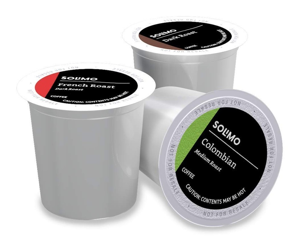 Solimo Medium Dark Roast Coffee K-Cups - 100 Count