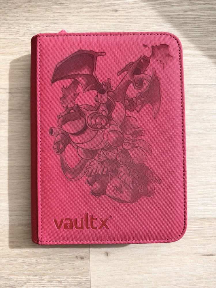 Base 4 Pocket Master Set Vault X Red Binder