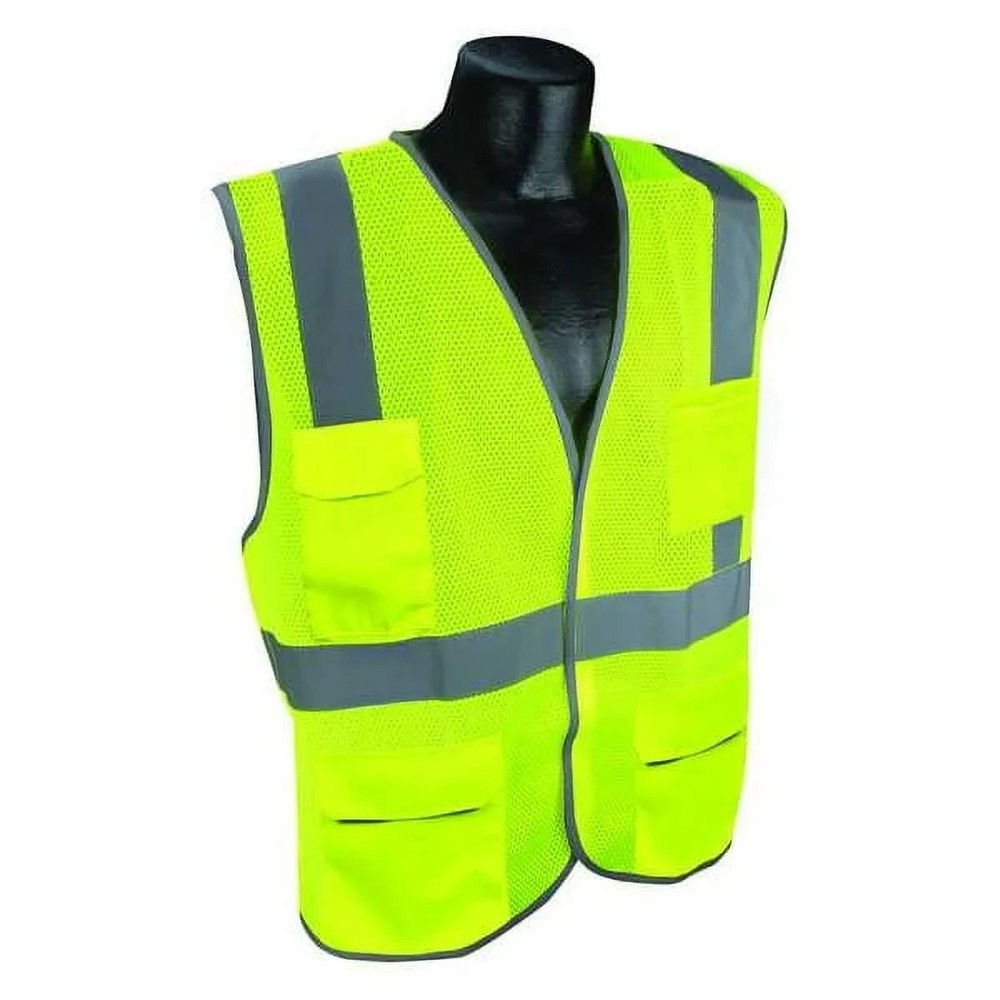 CONDOR High-Visibility Vest – Lime ANSI Class 2 S/M, Mesh, Hook-and-Loop, NWT
