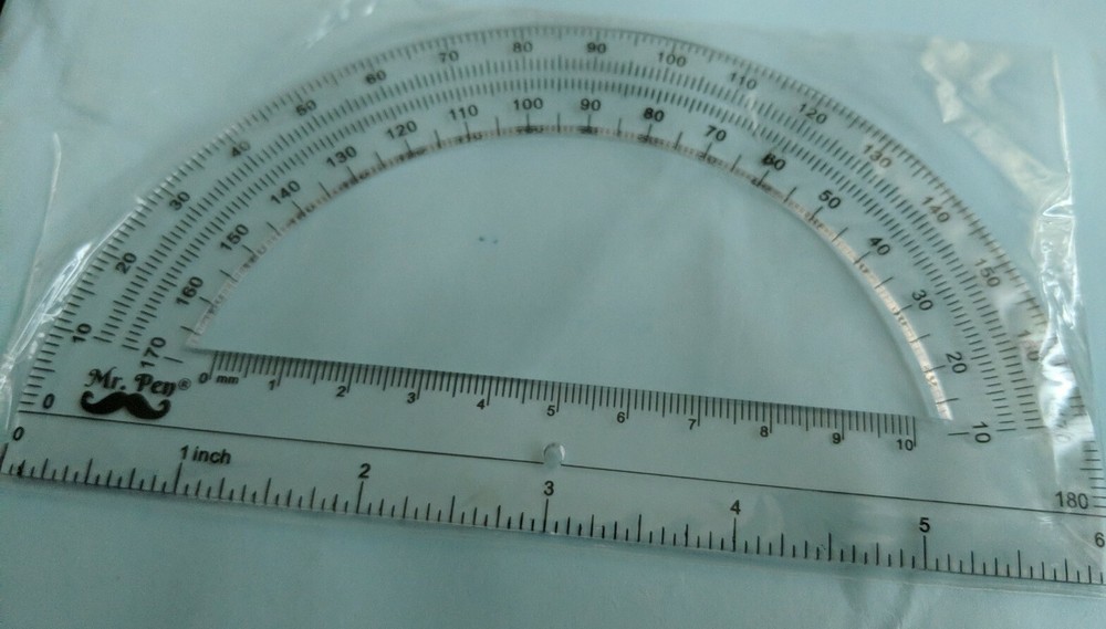 Protractor plastic