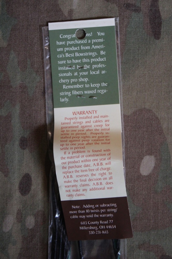 PSE Archery Replacement String 34 1/8" - Buss Cable - PSE X-Force Compound Bow