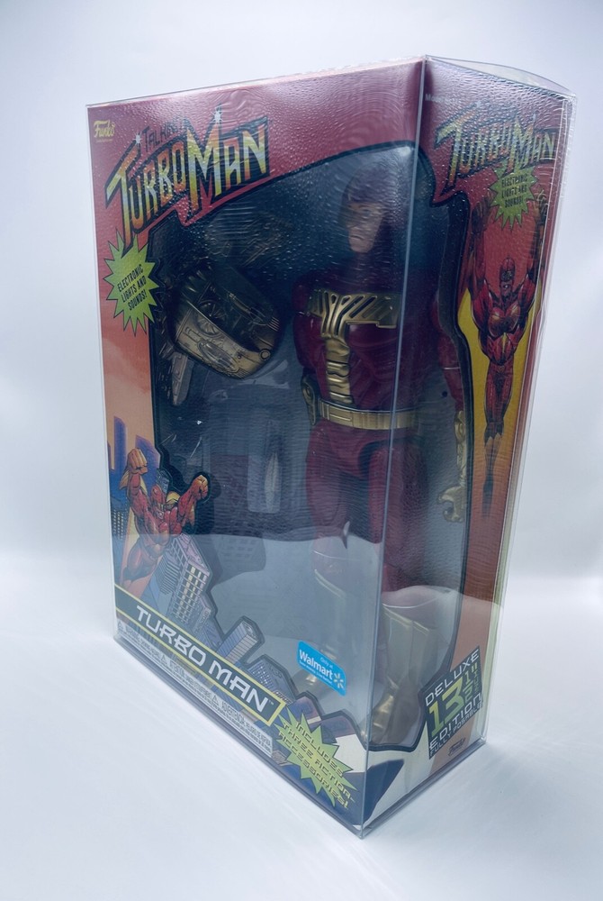 Turbo Man Funko Box Protector with SCRATCH & UV RESISTANT 0.50mm thick Plastic