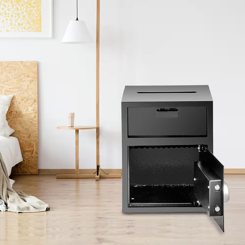 Digital Depository Safe Carbon Steel Electronic Code Lock Depository Safe with D