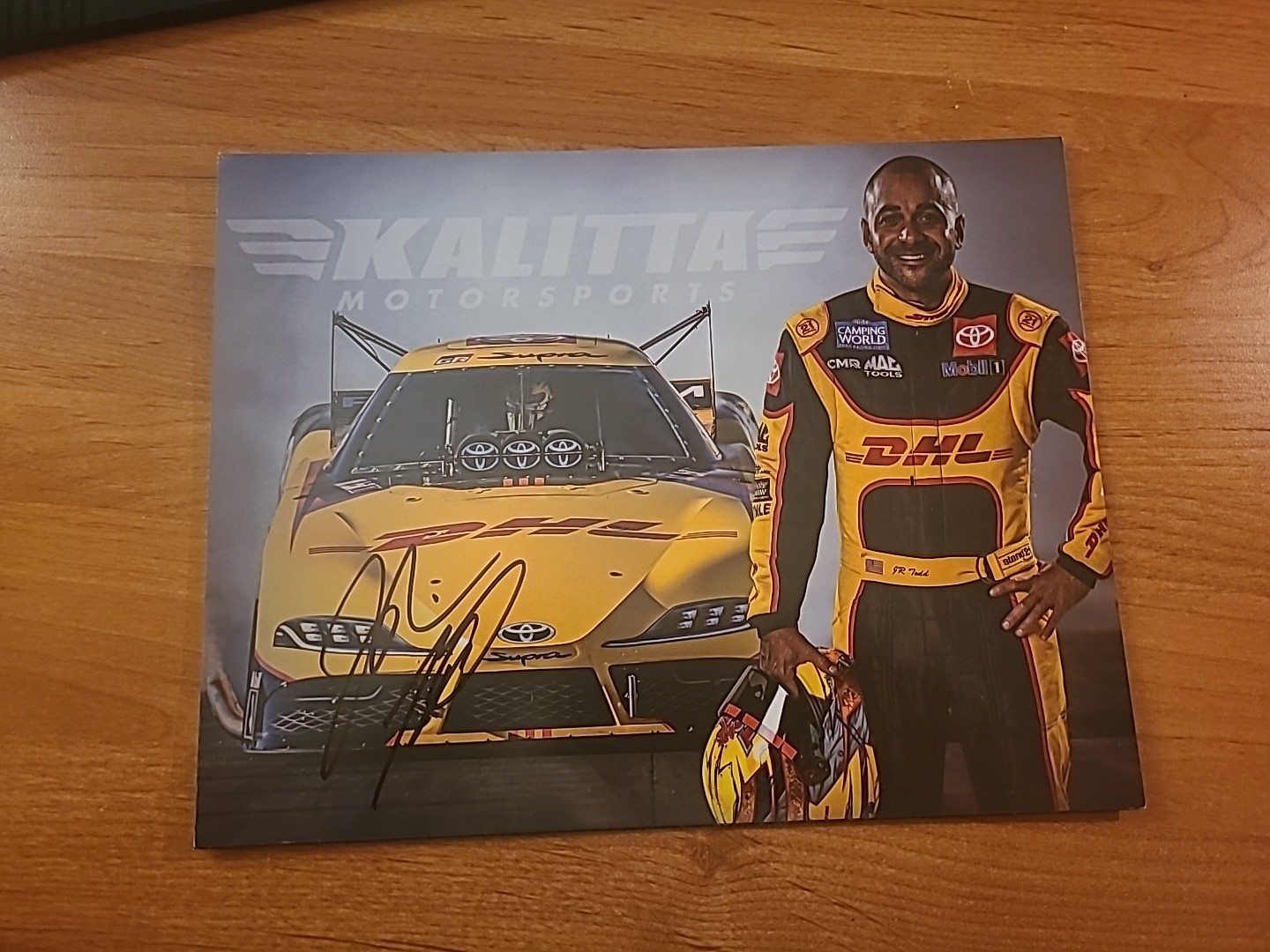 2021 JR Todd NHRA Hero Card Autographed Signed