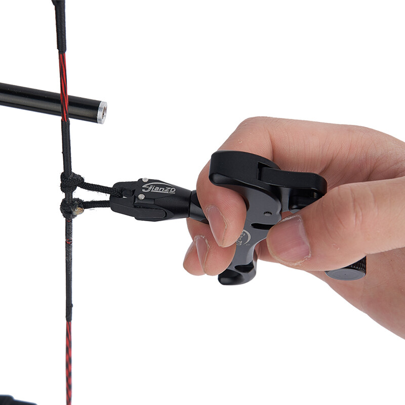 360° Release Aids Trigger 4 Finger Adjustable Auto Hunting Compound Bow Archery