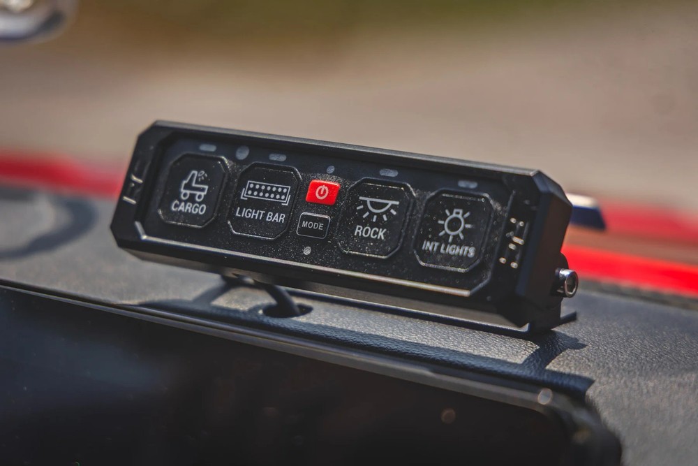 Rough Country 4 Gang Switch Panel | RGB Backlit | Multifunction Modes - 70965