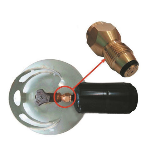 Propane Gas Cylinder Refill Adapter Fills 1 Pound Bottles for Camping Heater BBQ