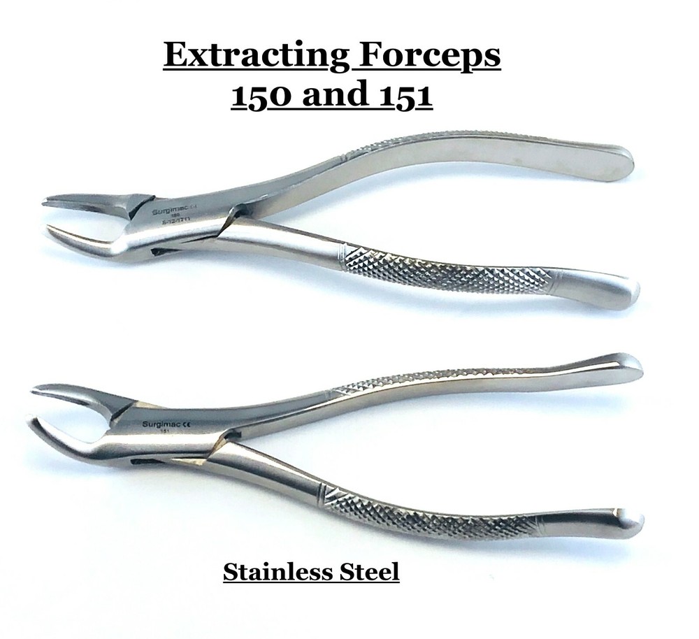 Extracting Forceps 151 -- Stainless Steel MAC