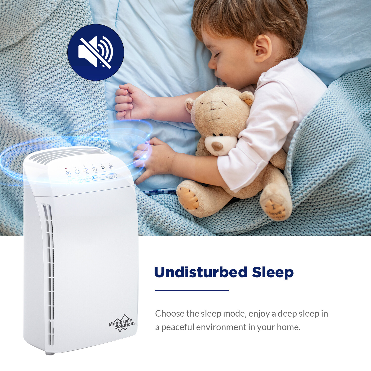 Home True HEPA Air Purifier Large Room Air Cleaner for Allergies Smoker Pet Dust