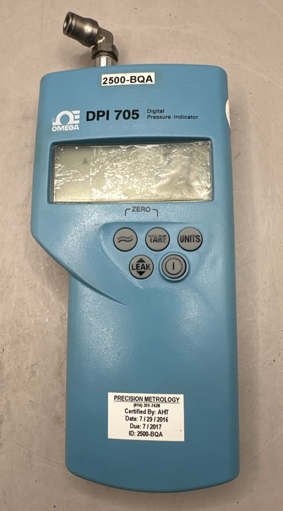 USED - OMEGA DPI 705 Digital Pressure Indicator - USA SHIPPING