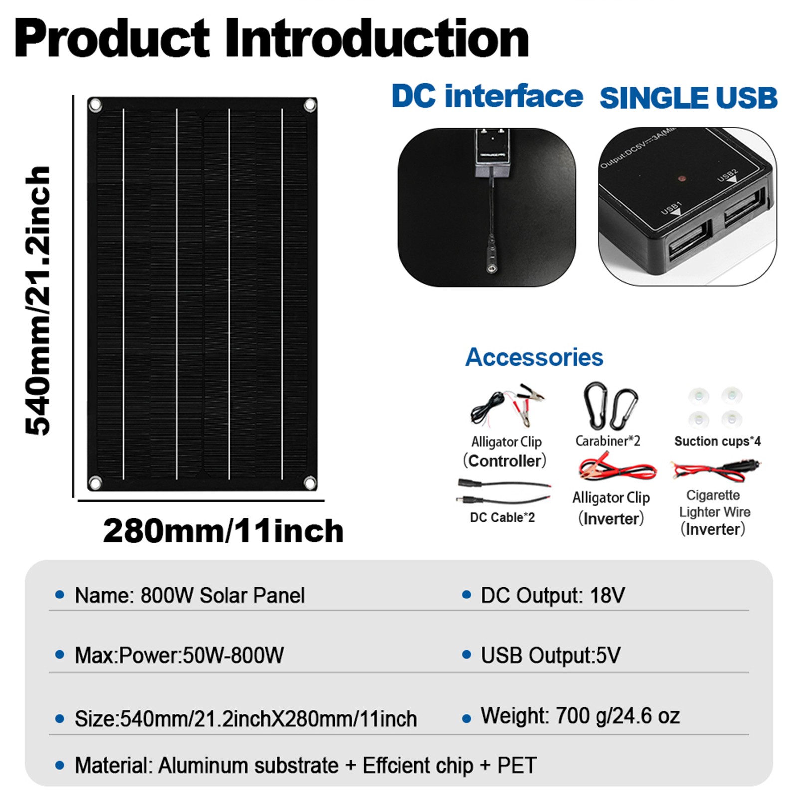 10000W Inverter Solar Panel Kit Solar Power Generator 100A Home 110V Grid Systhy
