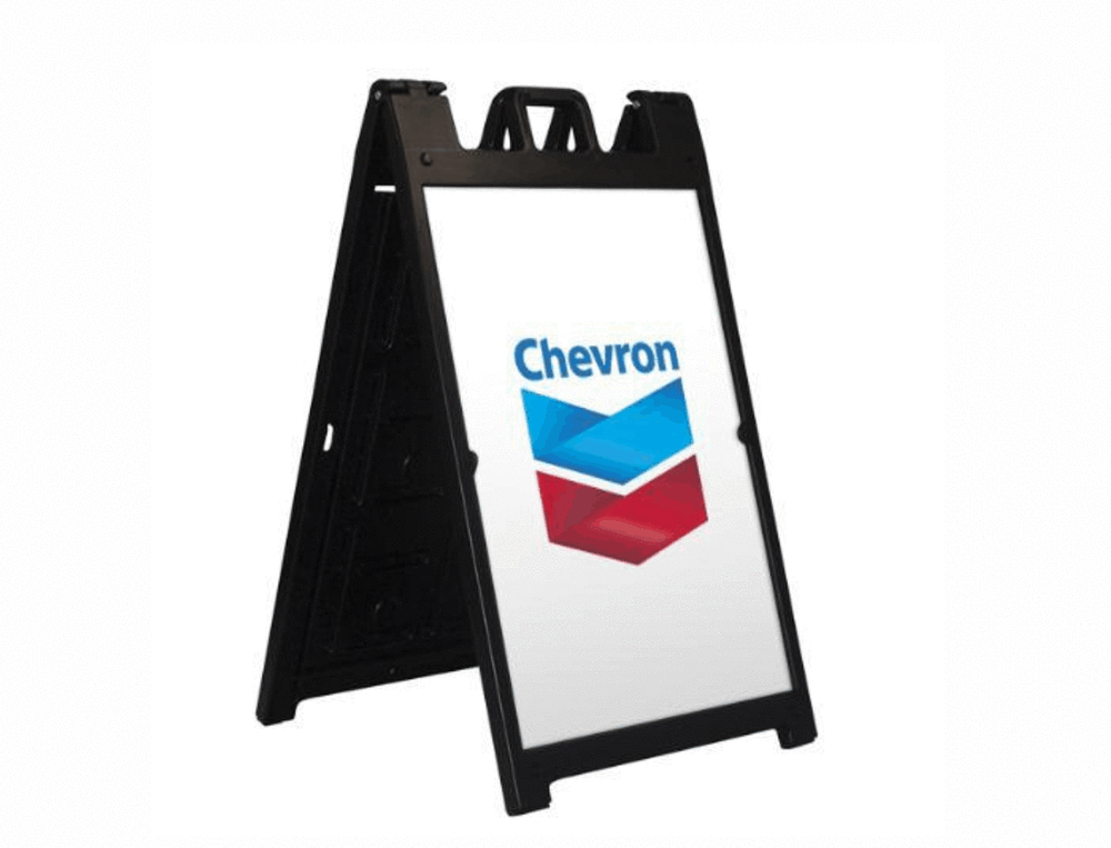 Black Signicade A-Frame - Includes 2 Full Color Prints