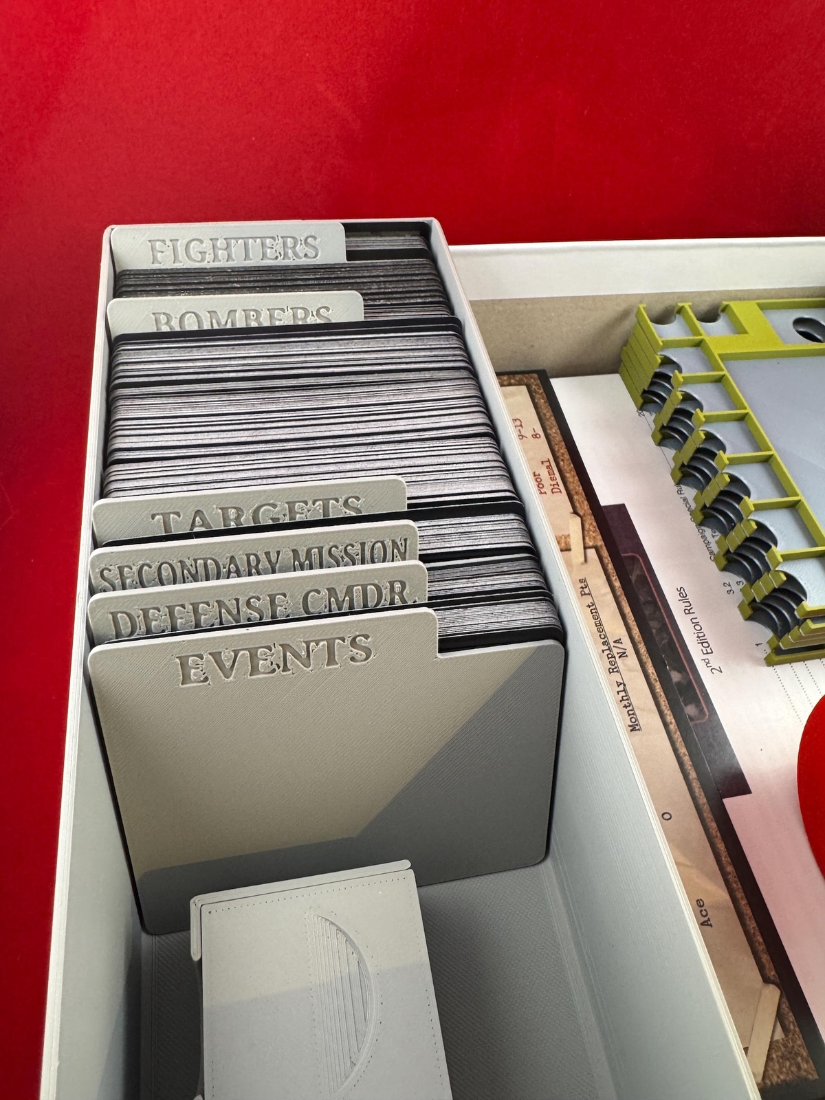 B17 Leader Compatible Game Organizer and Aircraft Trays