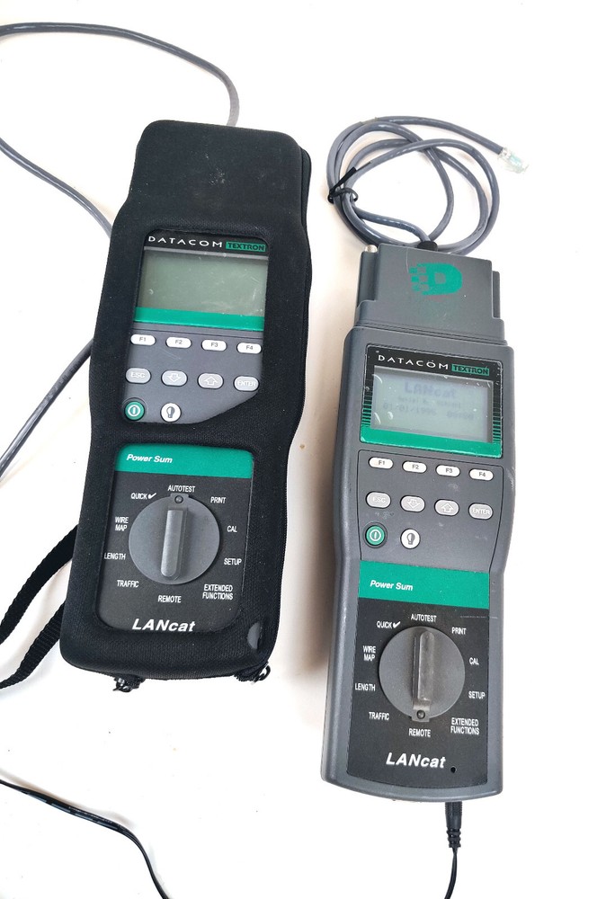Datacom Technologies LANcat System 6 Cat 5 Cable Tester Analyzer