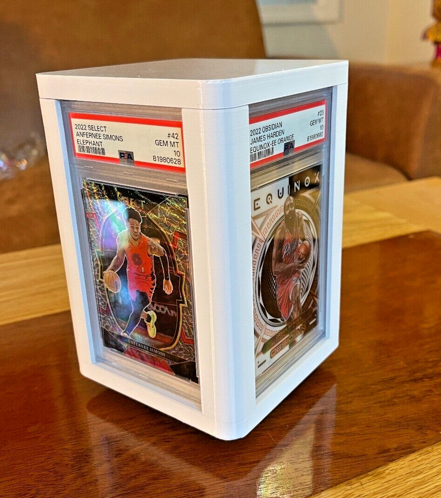 PSA Cards Spinning Display/Storage/Stand High Resolution 3D Printed  White