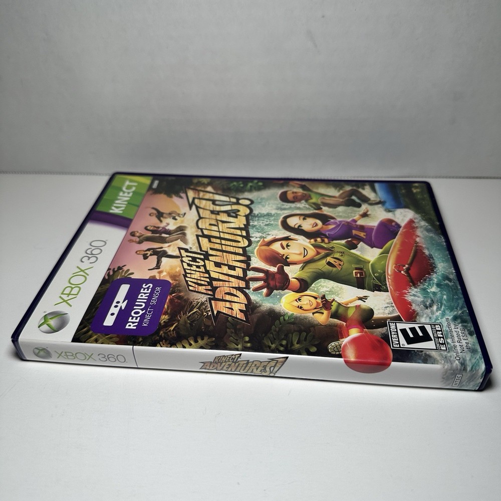 Xbox 360 Kinect Motion Sensor With Kinect Adventures - Tested