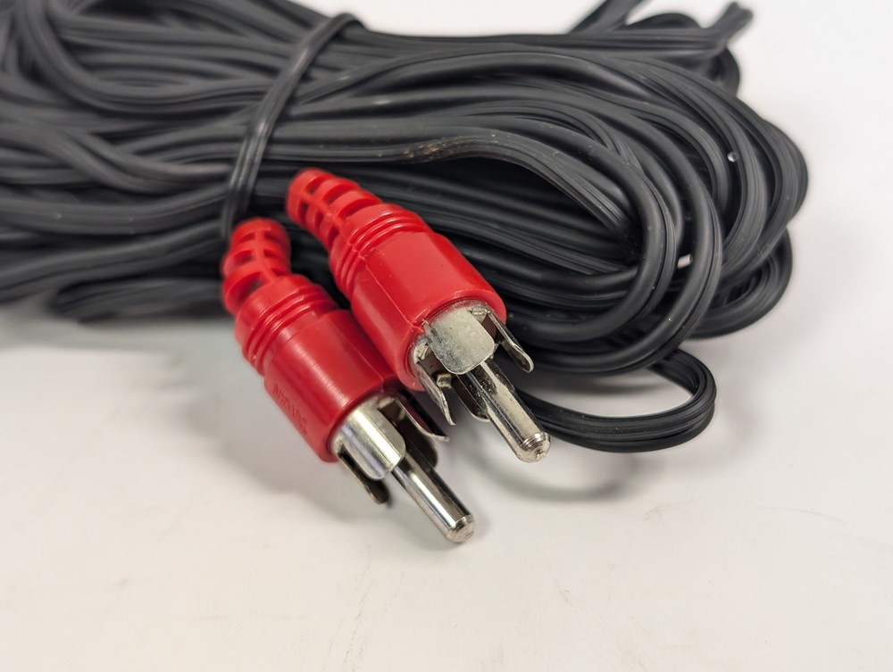 20 FOOT SPEAKER WIRE RCA PLUG - RCA PLUG