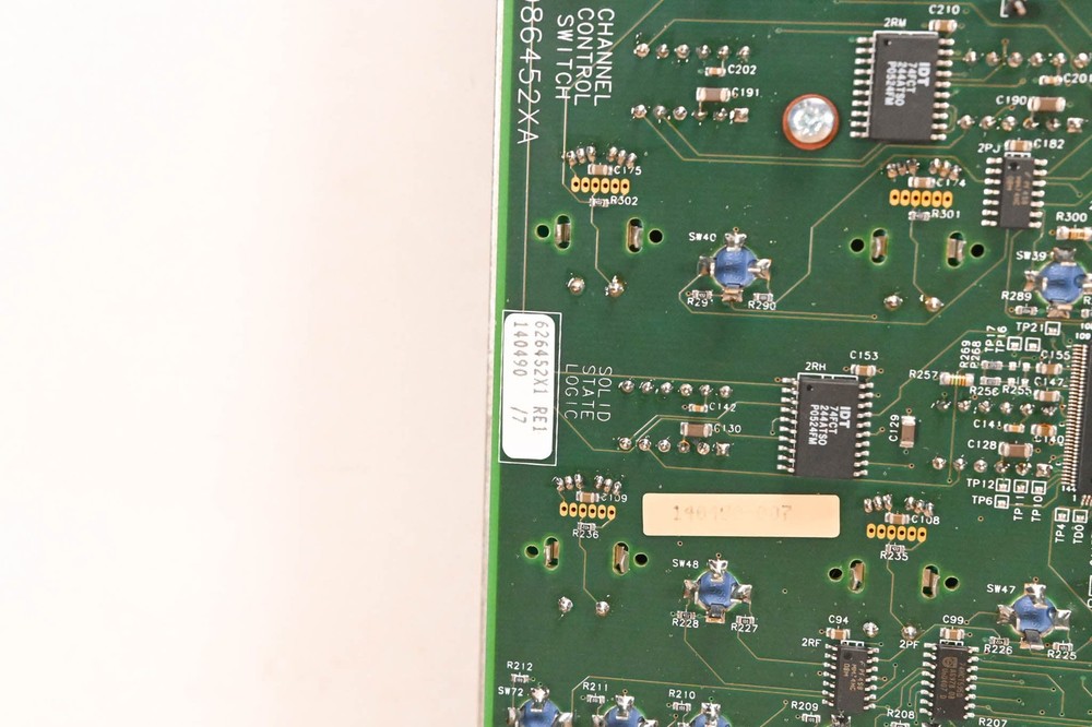 Solid State Logic C300 HD Channel Control Switch Panel CG01U0Z