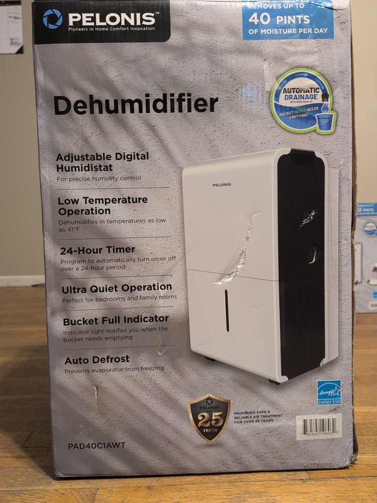 Pelonis 40-Pint Dehumidifier
