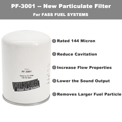 XWS-3002 PF-3001 Water Separator Fuel Filter kit for FASS Titanium Series FASS