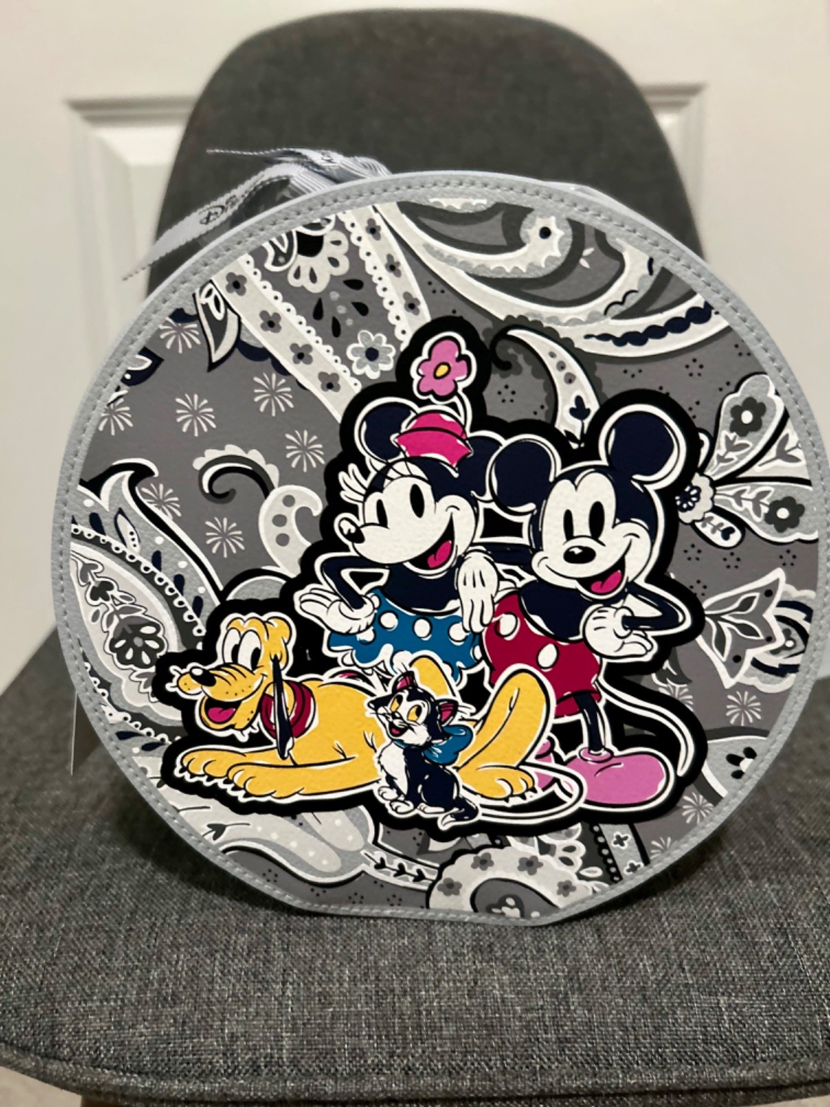 NEW Vera Bradley Disney MICKEY Mouse PICCADILL PAISLEY Whimsy Cosmetic Case NWT