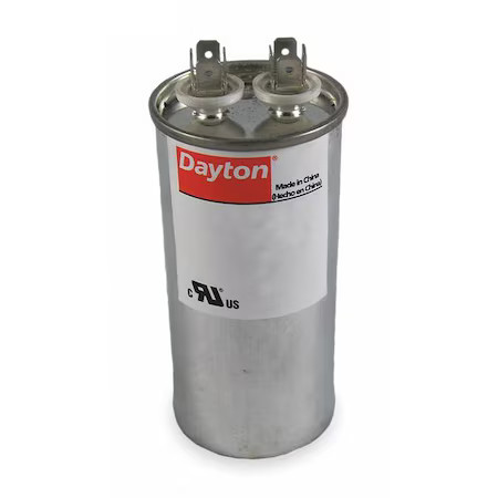 Dayton 6Flr8 Motor Run Capacitor, 70 Mfd, 440V, Round
