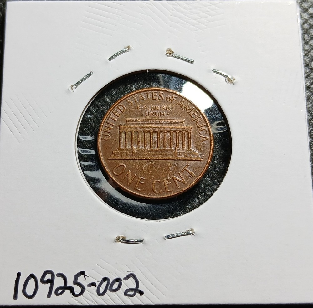 1978 Lincoln Memorial Cent With Multiple Strike Throughs On Reverse Mint Error