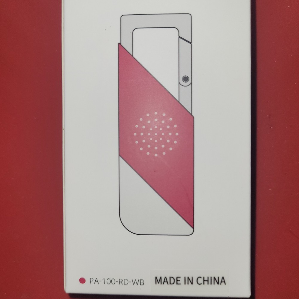 SABRE~ Compact Personal Alarm & Strobe Light + SOS Button w/ Integrated Clip-RED