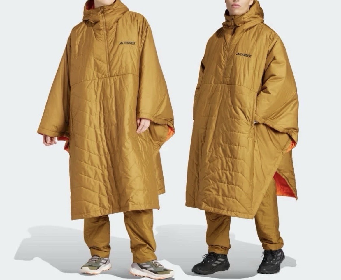 Adidas XL Terrex Xploric PrimaLoft Insulated Hooded Poncho