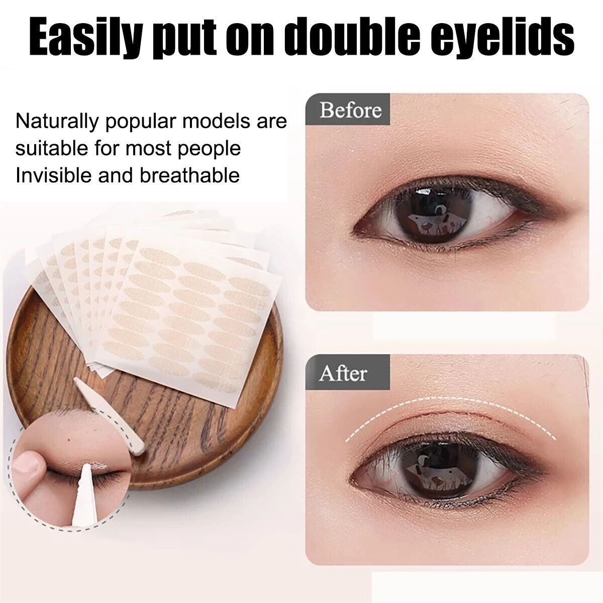 Double Eyelid Tape Invisible Adhesive Eye Lift Strips Makeup Lace Sticker 360pcs