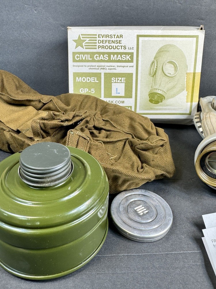 Vtg Gas Mask