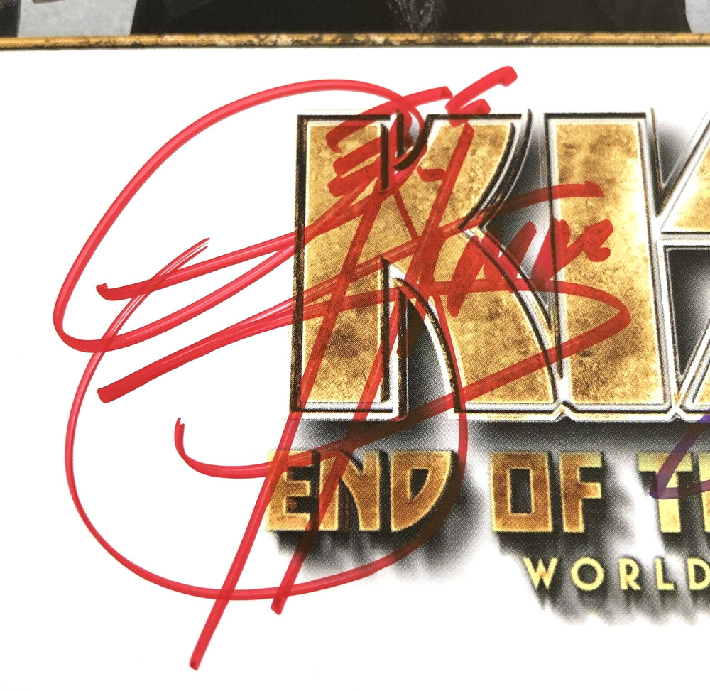 KISS " End Of The Road " Signed 8x10 photo VIP Autographed by All Four Members!!